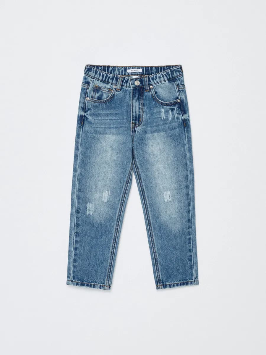 Джинсы свободные рваные Relaxed fit