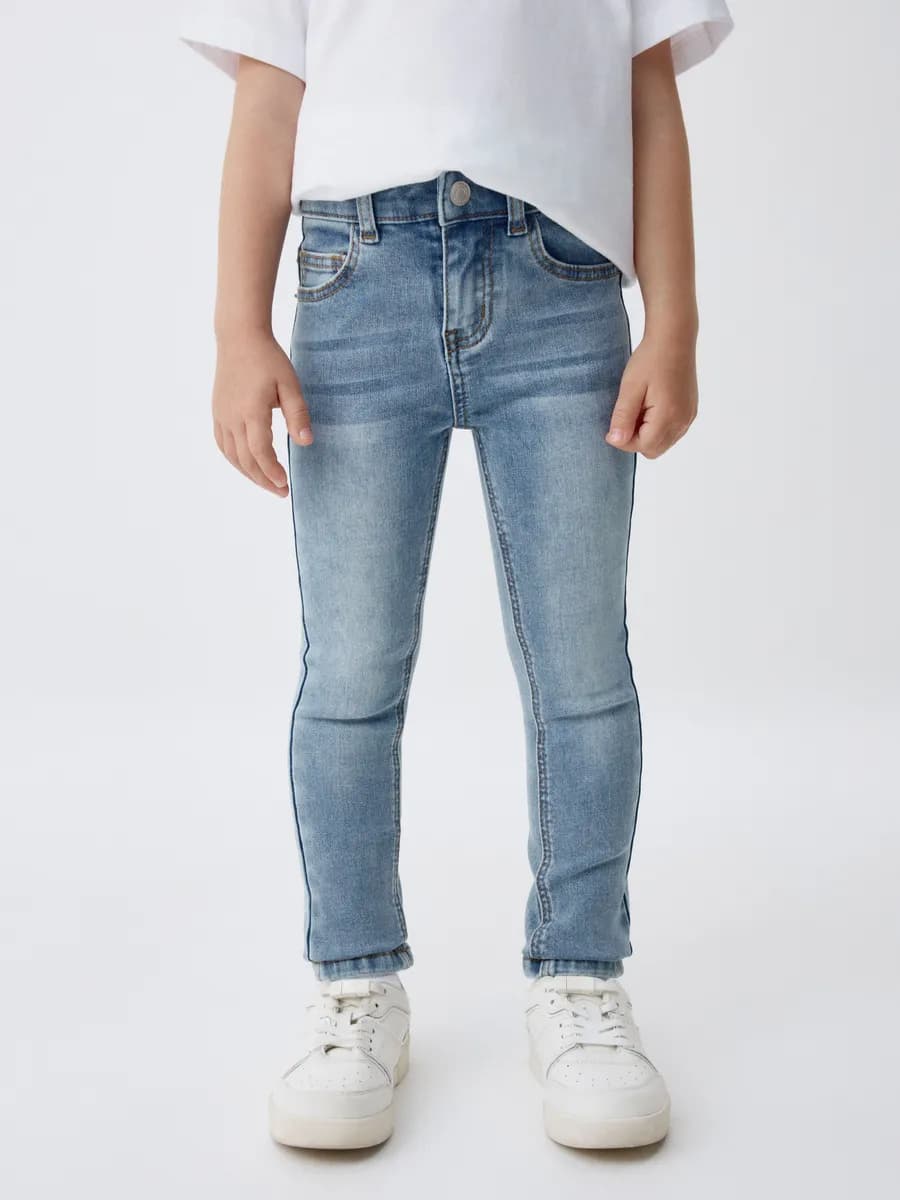 Джинсы Slim fit облегающие узкие базовые