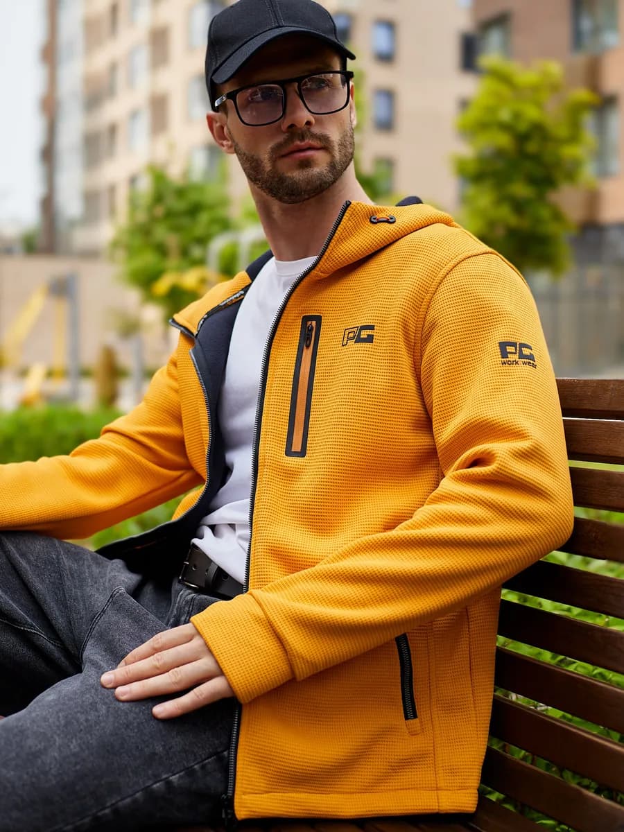 Толстовка утепленная ветровка на молнии