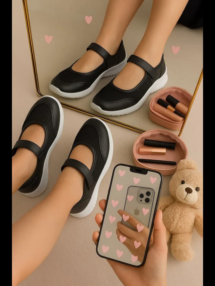 Туфли школьные для девочки с белой подошвой