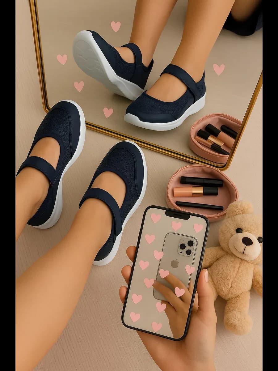 Туфли школьные для девочки с белой подошвой