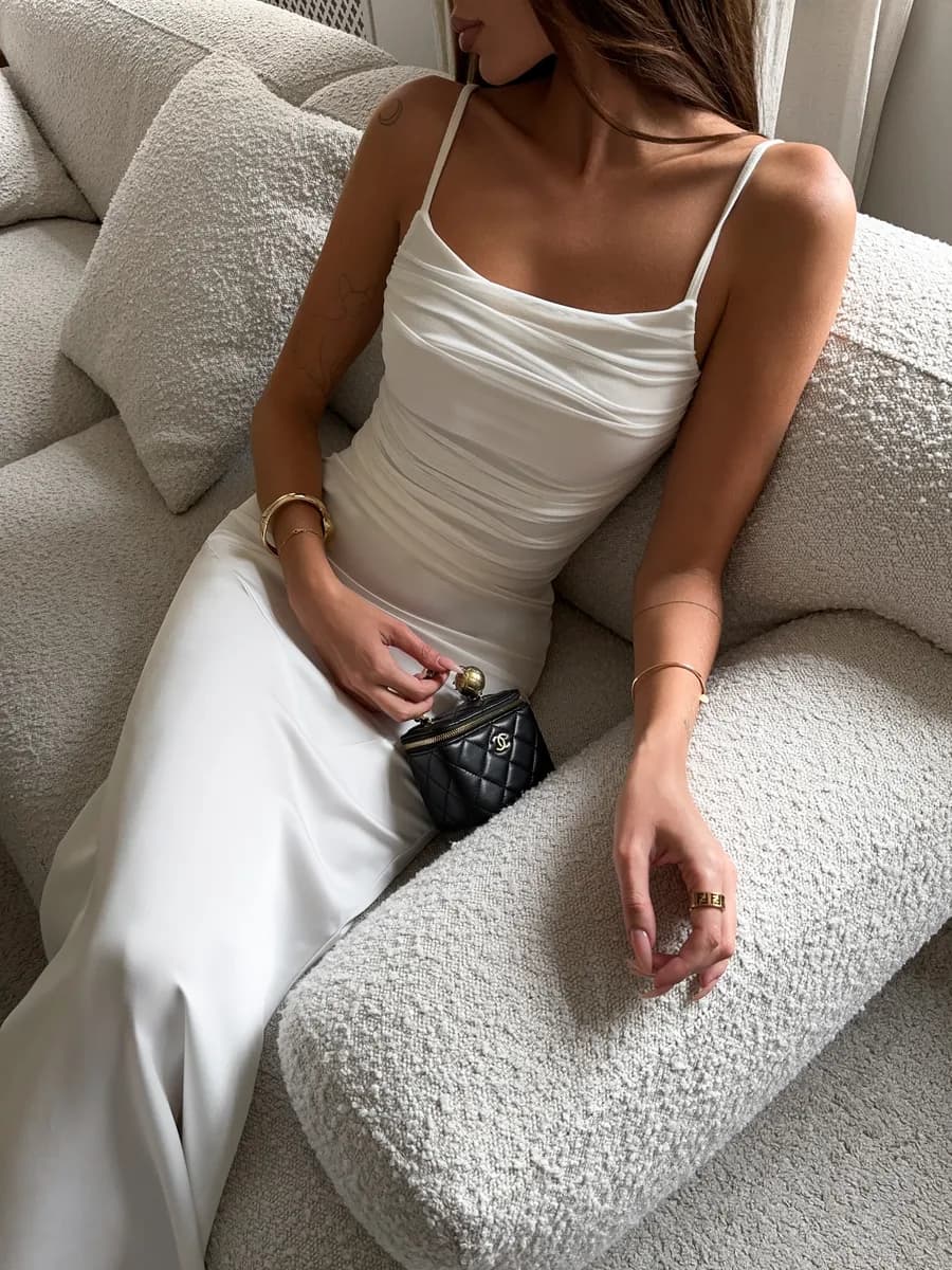 Топ на лямках под пиджак