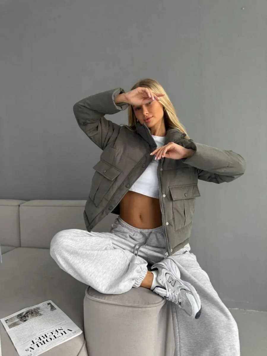 Весенняя куртка короткая