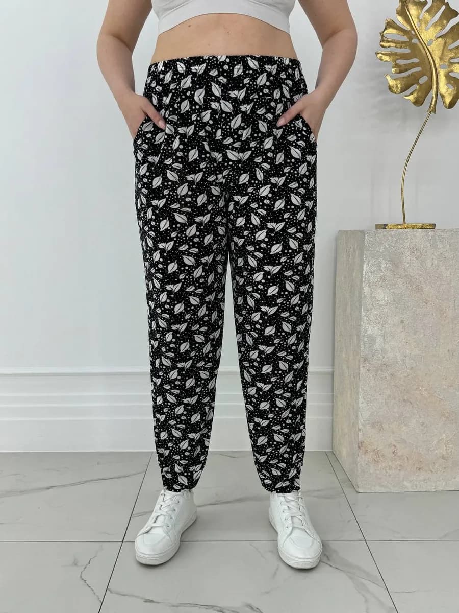 Брюки домашние летние на резинке