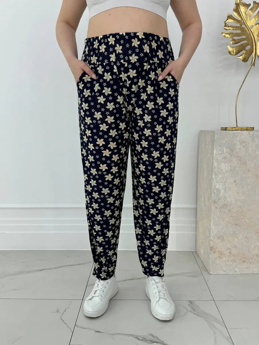 Брюки домашние летние на резинке