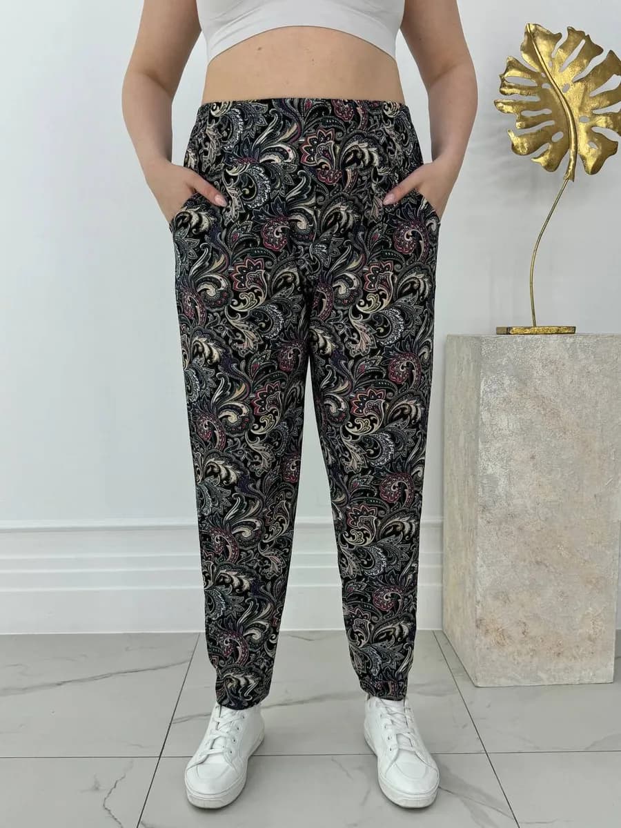 Брюки домашние летние на резинке