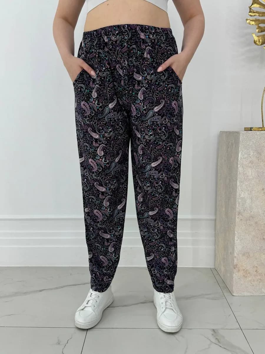 Брюки домашние летние на резинке