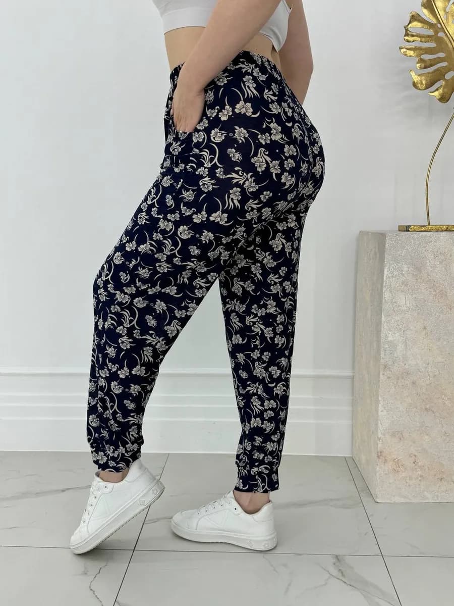 Брюки домашние летние на резинке