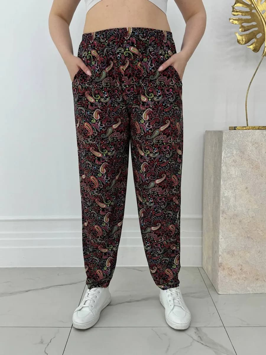 Брюки домашние летние на резинке