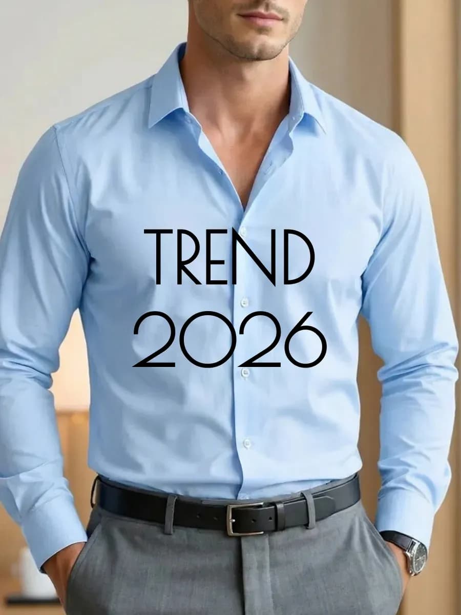 Рубашка с длинным рукавом приталенная