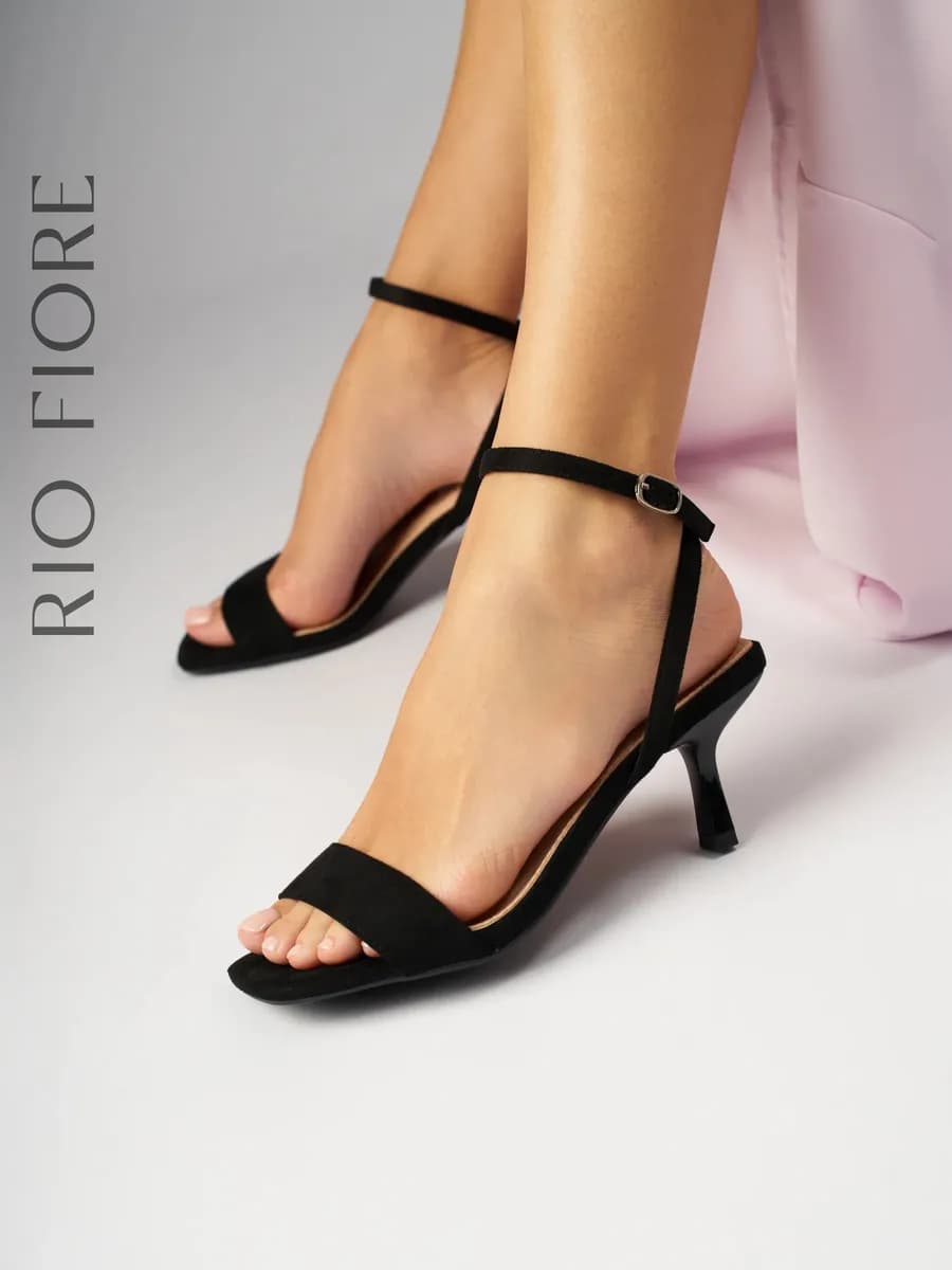 Босоножки летние на каблуке шпильке вечерние