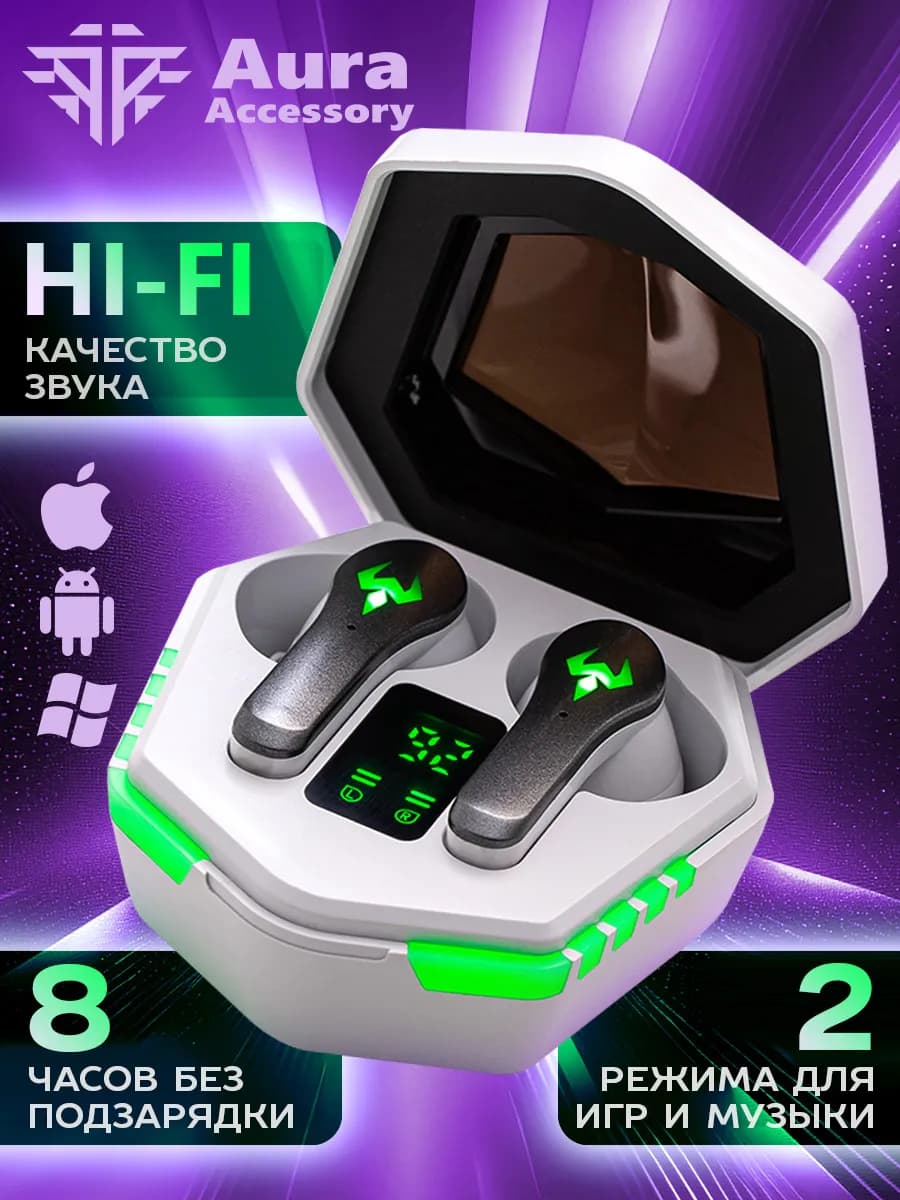 Беспроводные наушники для Android и iPhone