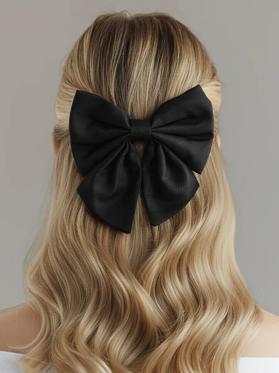 Бант для волос на заколке