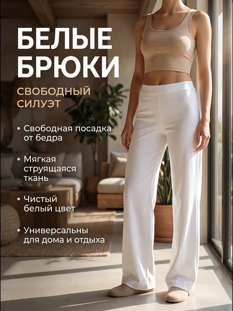 Брюки для танцев спортивные клеш