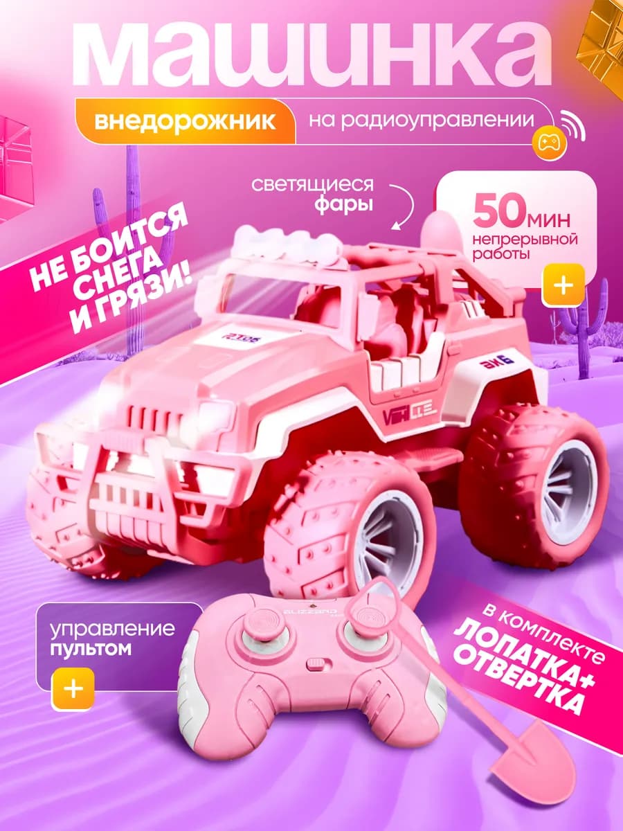 Машинка на пульте управления джип