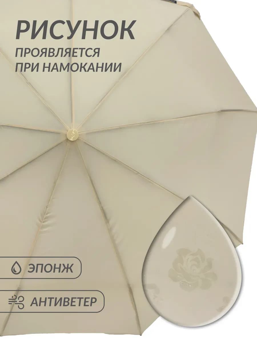 Зонт полуавтомат антиветер складной