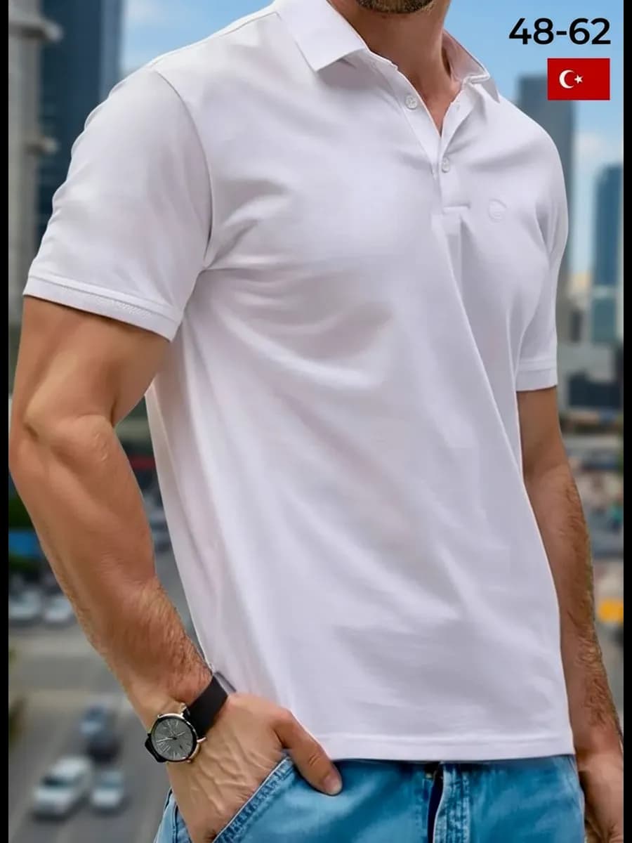 Футболка поло с коротким рукавом