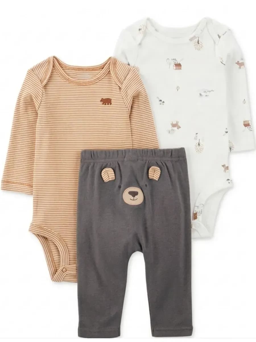 Боди для новорожденных мальчиков набор одежды для малышей - фото 1