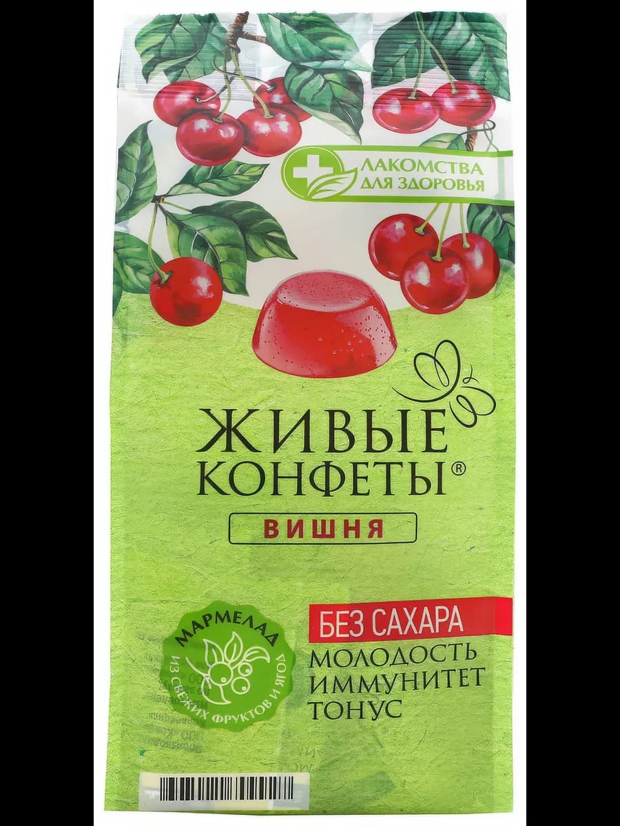 Мармелад Вишня без сахара, 170г