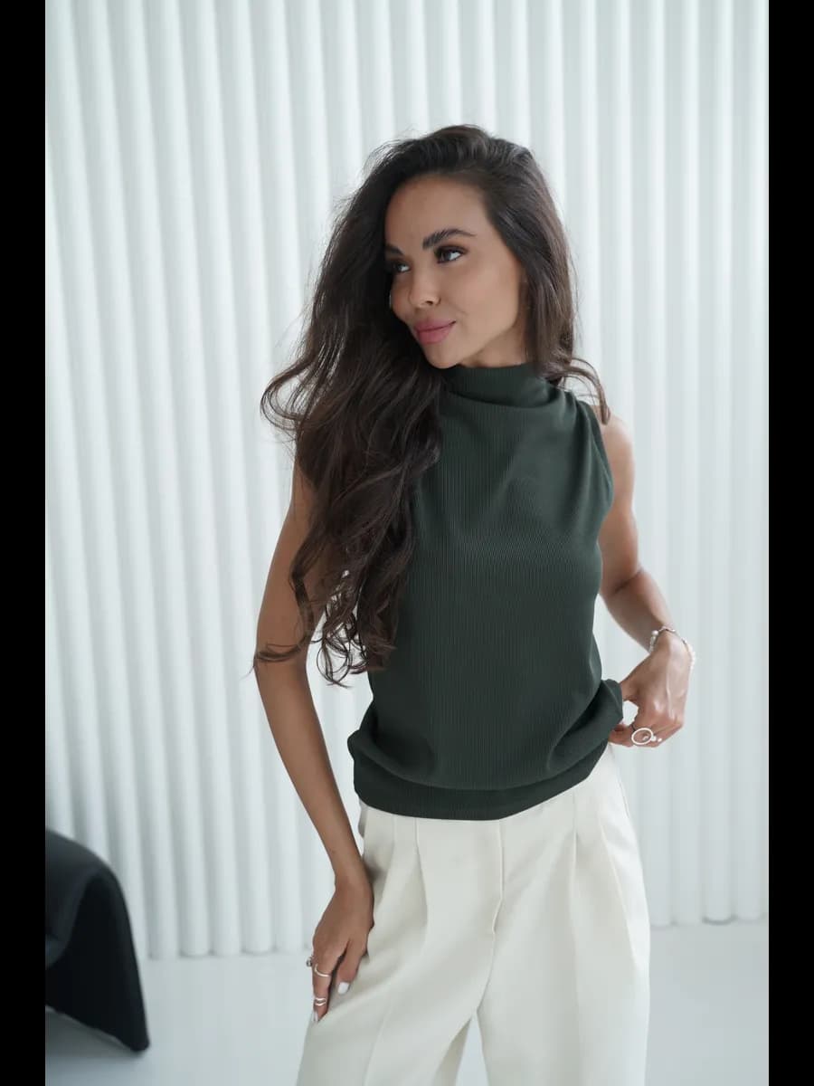 Топ футболка базовая под пиджак