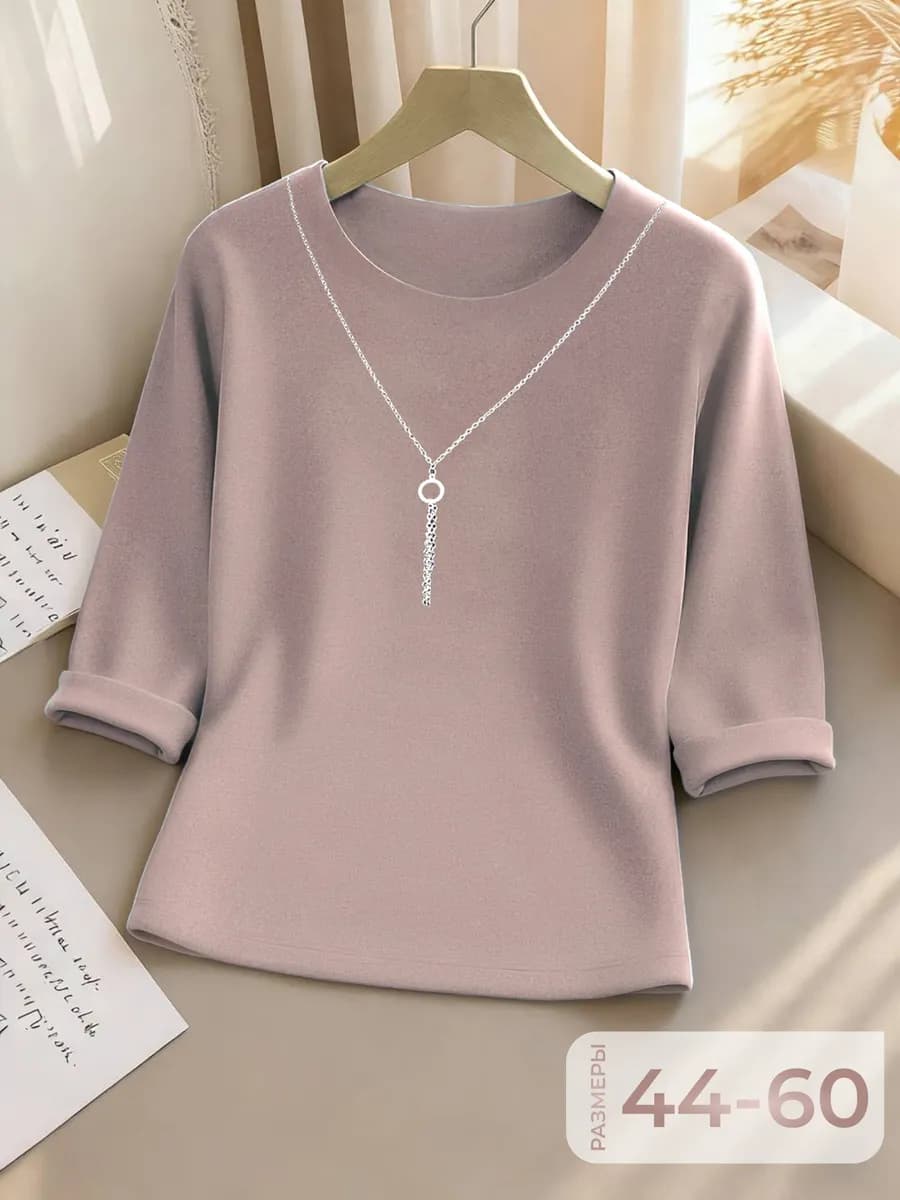 Кофта нарядная больших размеров офисная - фото 1