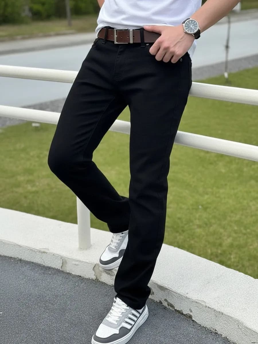 Джинсы прямые классические