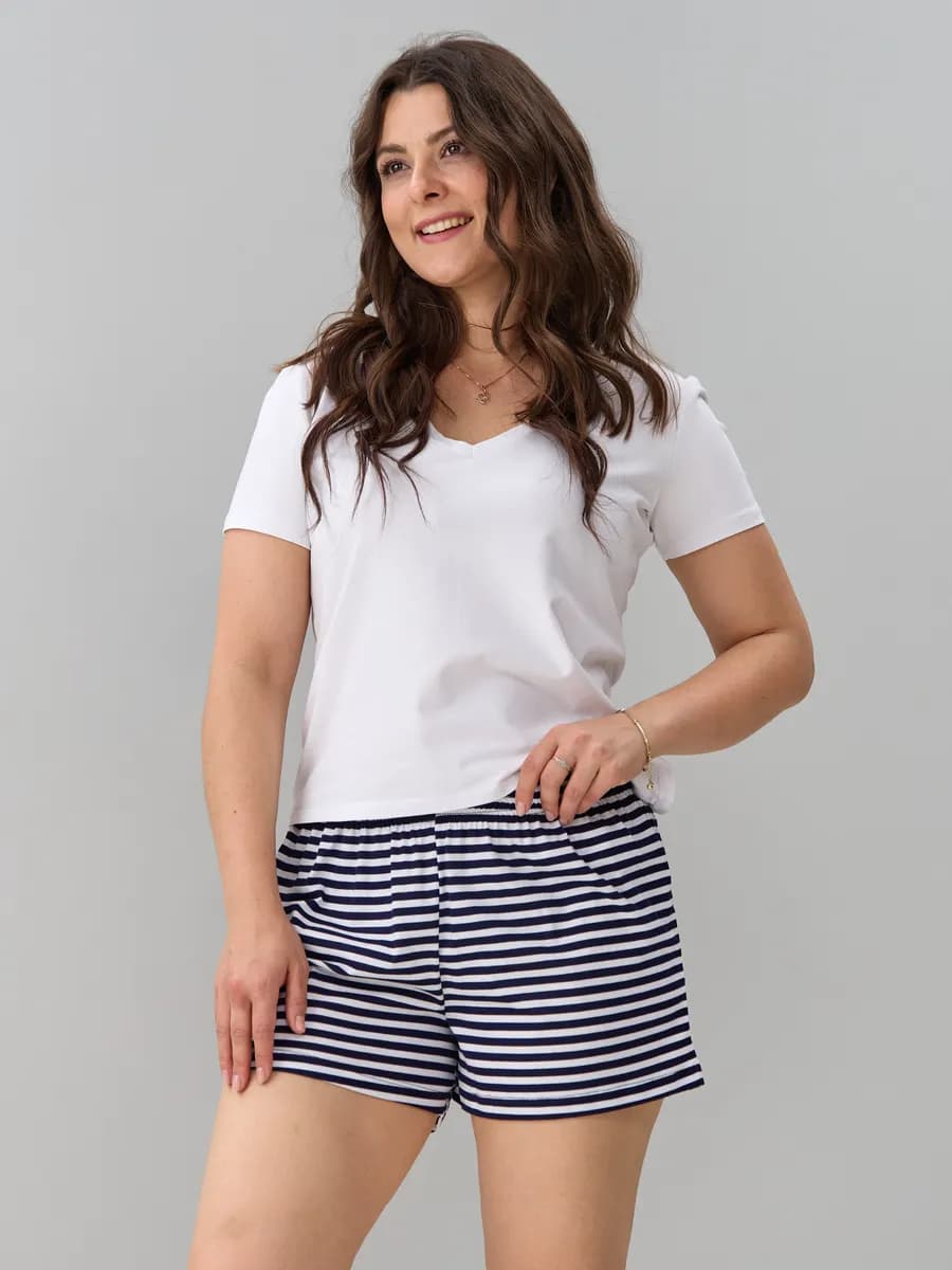 Шорты домашние больших размеров хлопок