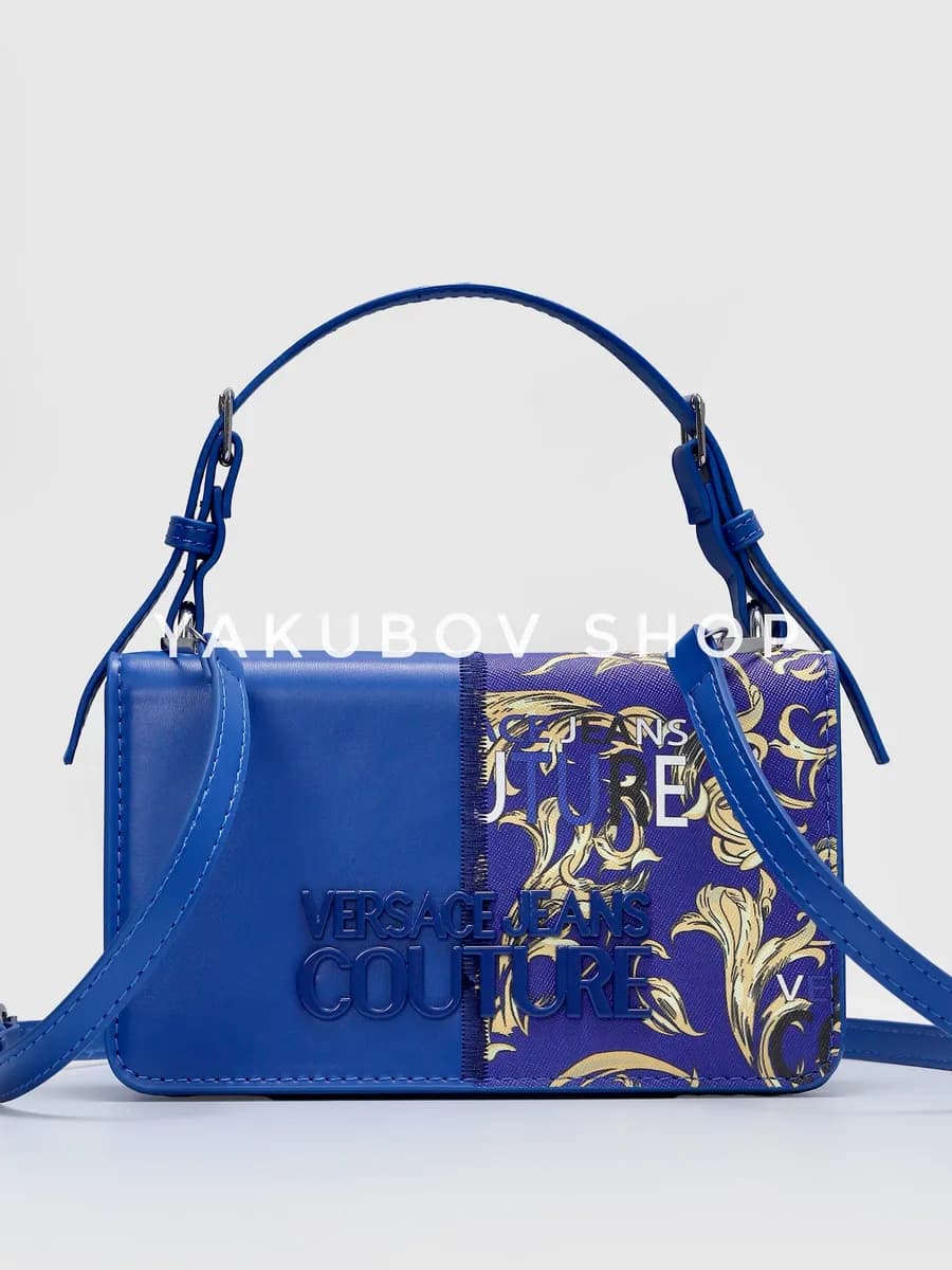 Сумка синяя в стиле Versace