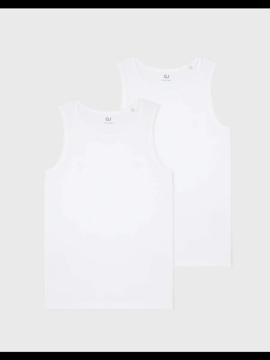 Молочная бельевая майка 2 шт - фото 1