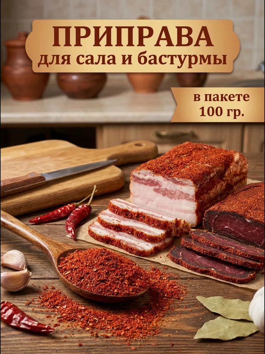 Приправа для сала и бастурмы