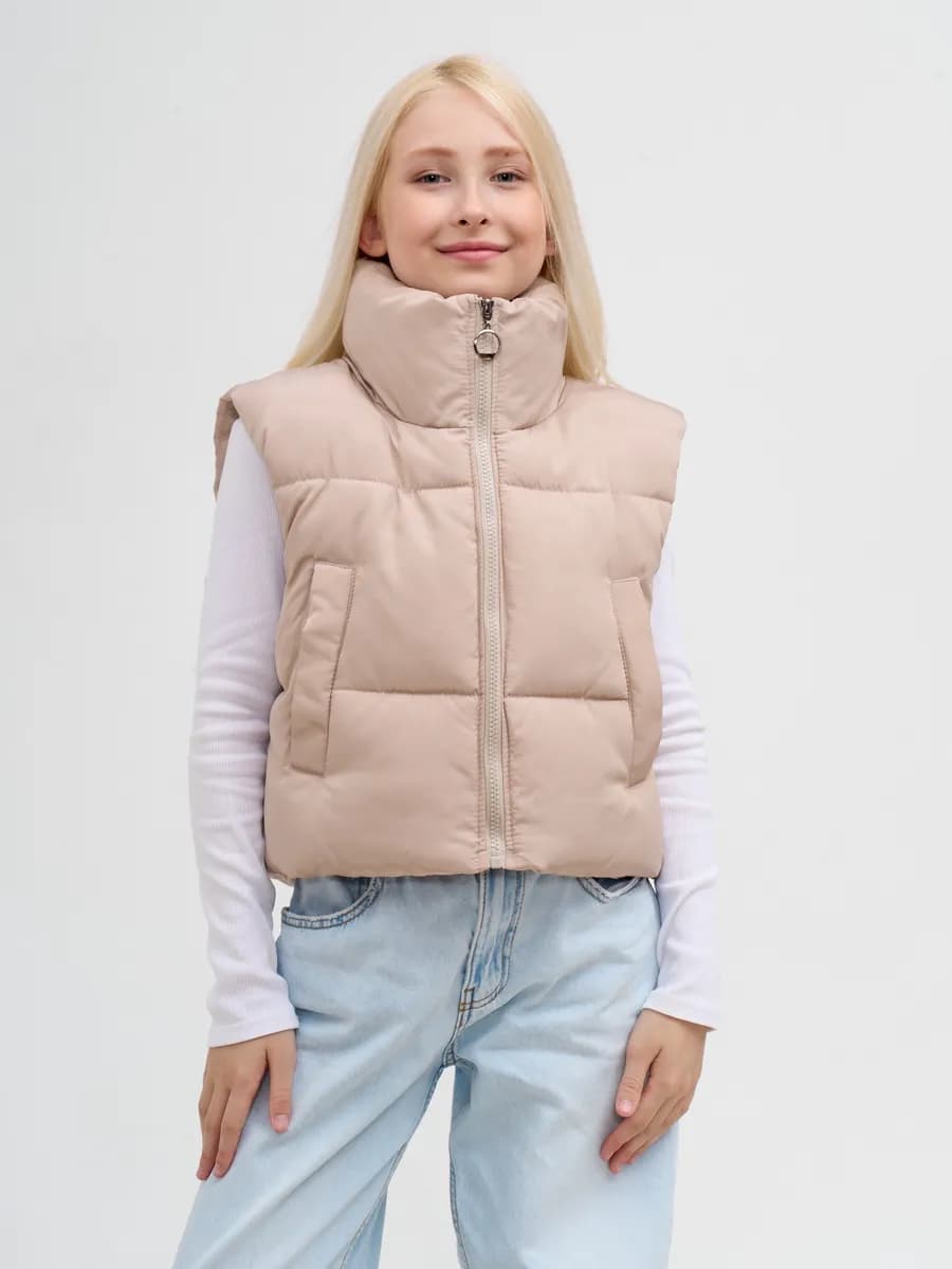 Жилетка утепленная безрукавка демисезонная