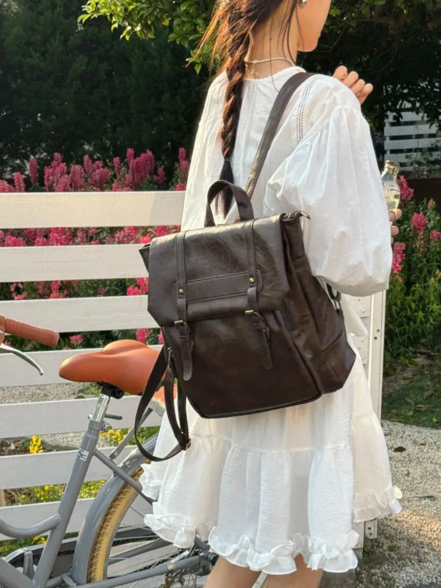 Рюкзак кожаный