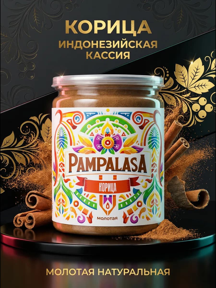 Корица Индонезийская Кассия, молотая натуральная, 150 грамм