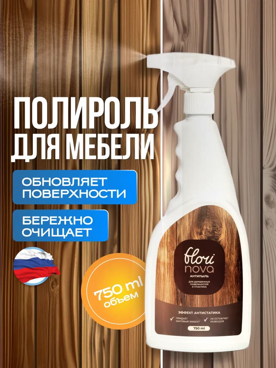 АНТИПЫЛЬ Чистящее средство полироль для уборки