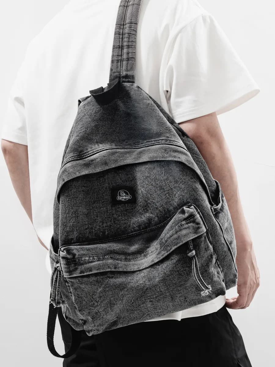 Рюкзак школьный джинсовый для подростков