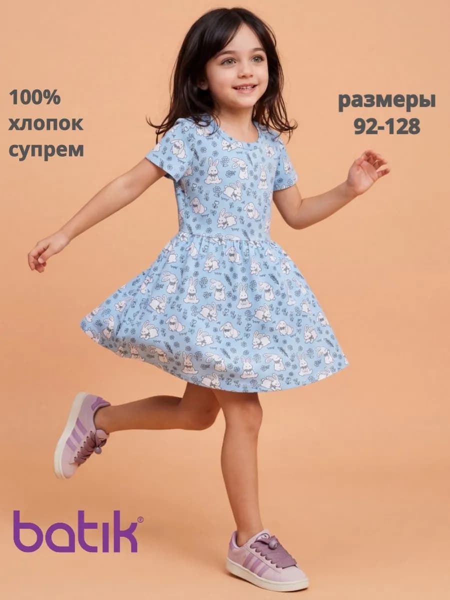 Платье летнее в садик короткий рукав