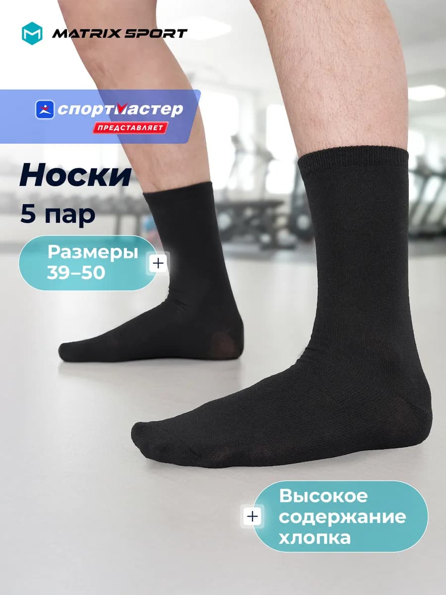 Носки мужские, набор 5 пар