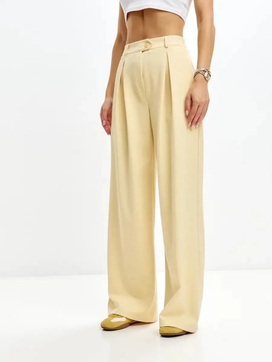 Брюки палаццо классические широкие