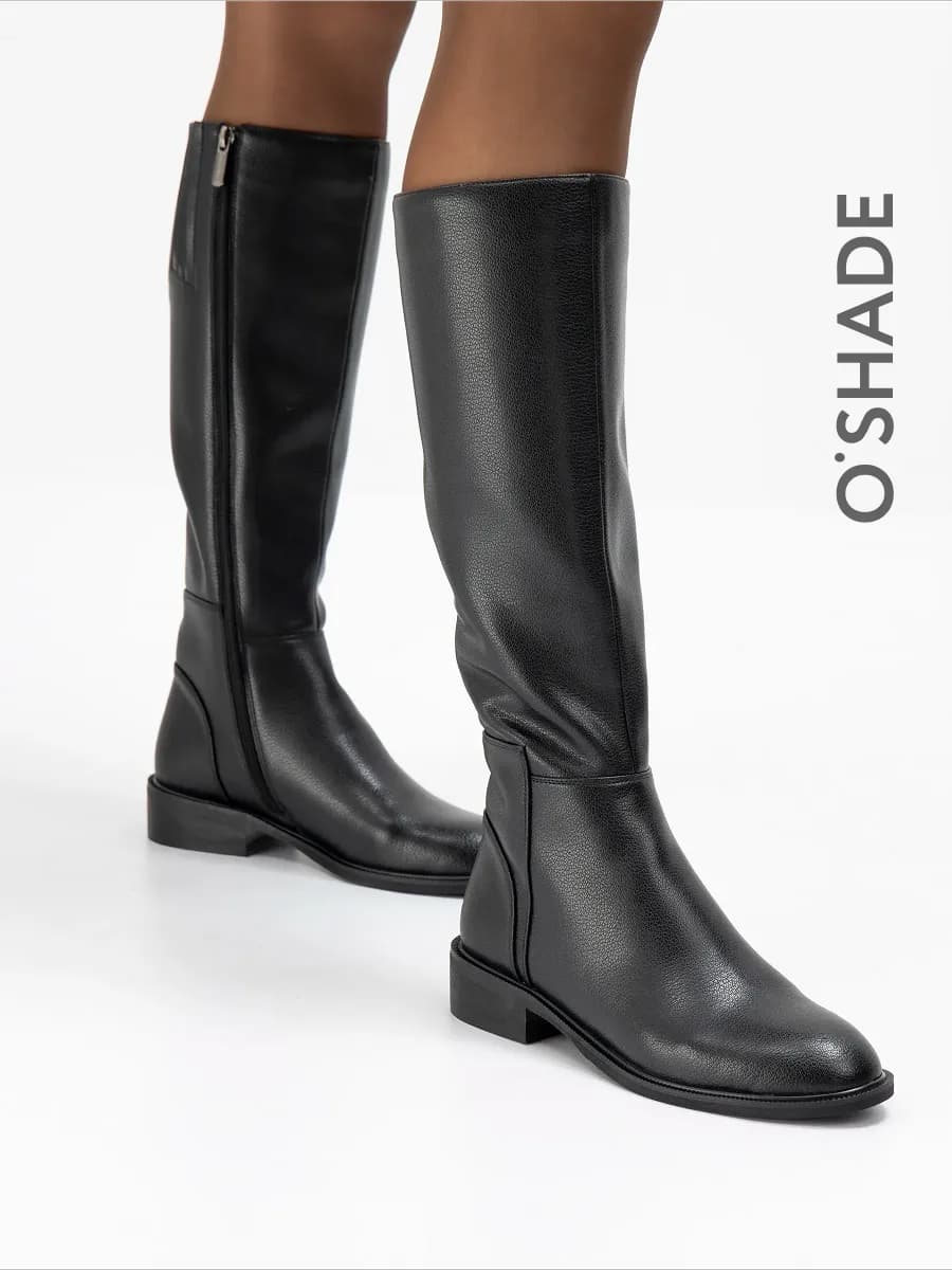 O'SHADE Сапоги осенние женские натуральная кожа