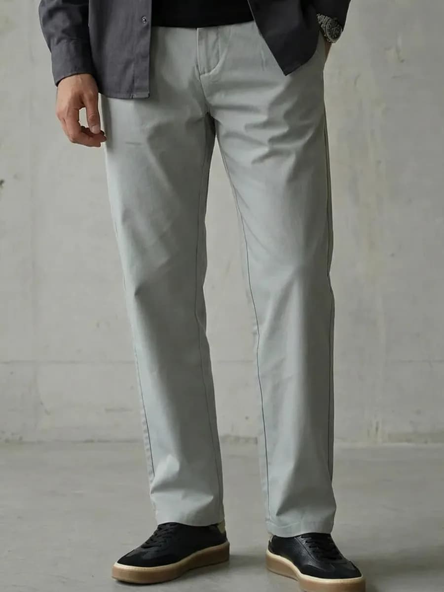 Льняные брюки прямые - фото 1