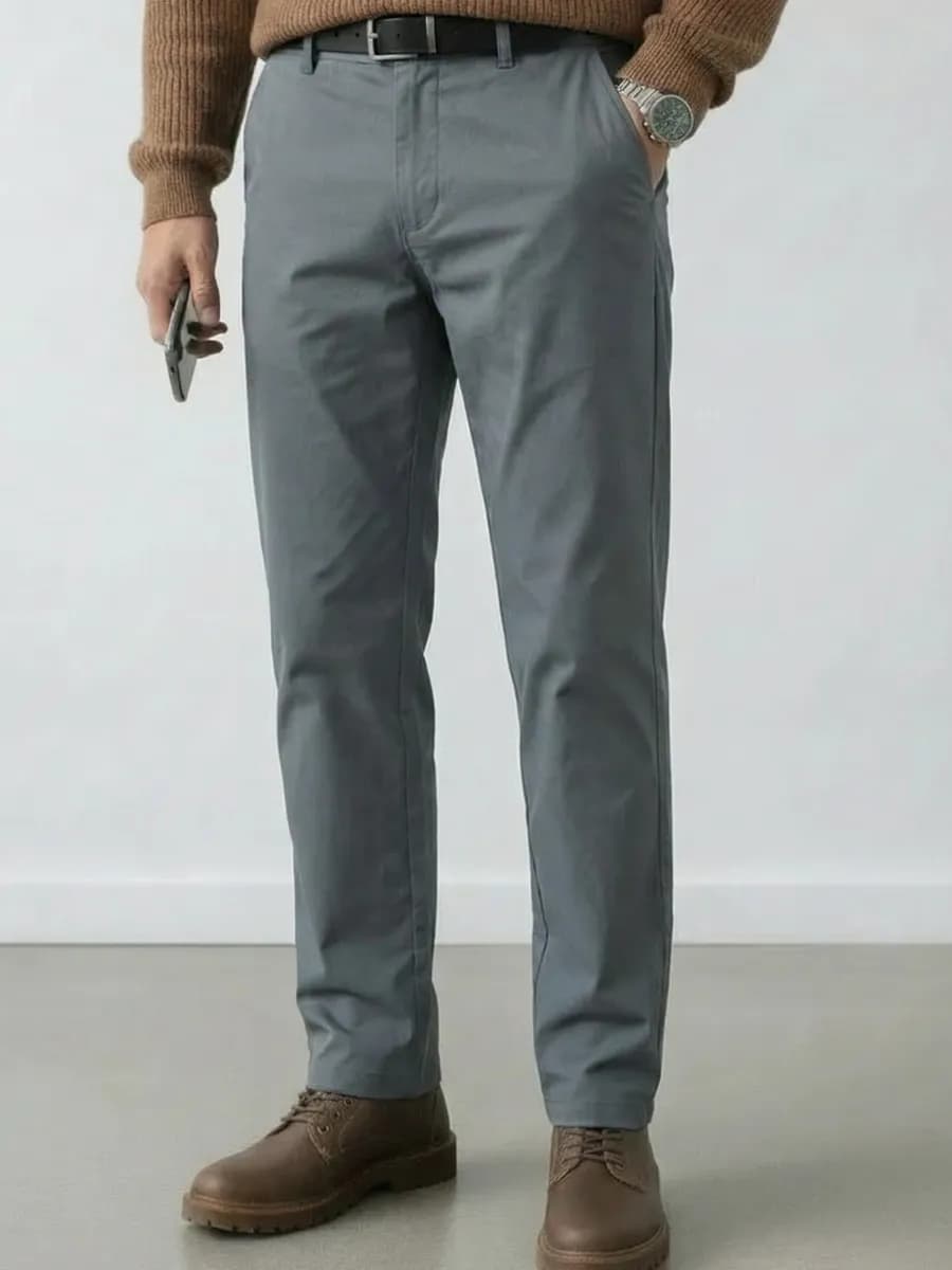 Льняные брюки прямые