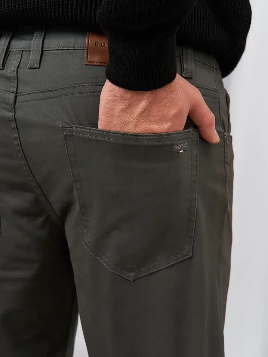 Брюки прямые без стрелок