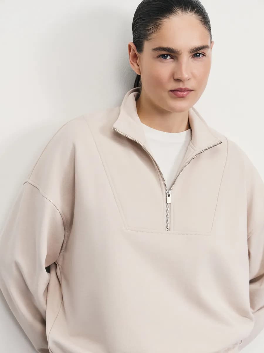 Свитшот на молнии толстовка спортивная для фитнеса