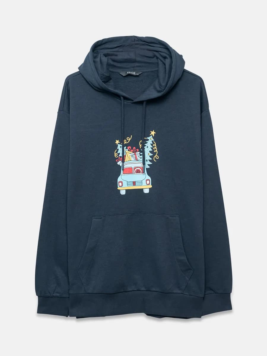 синий Мужской Толстовка