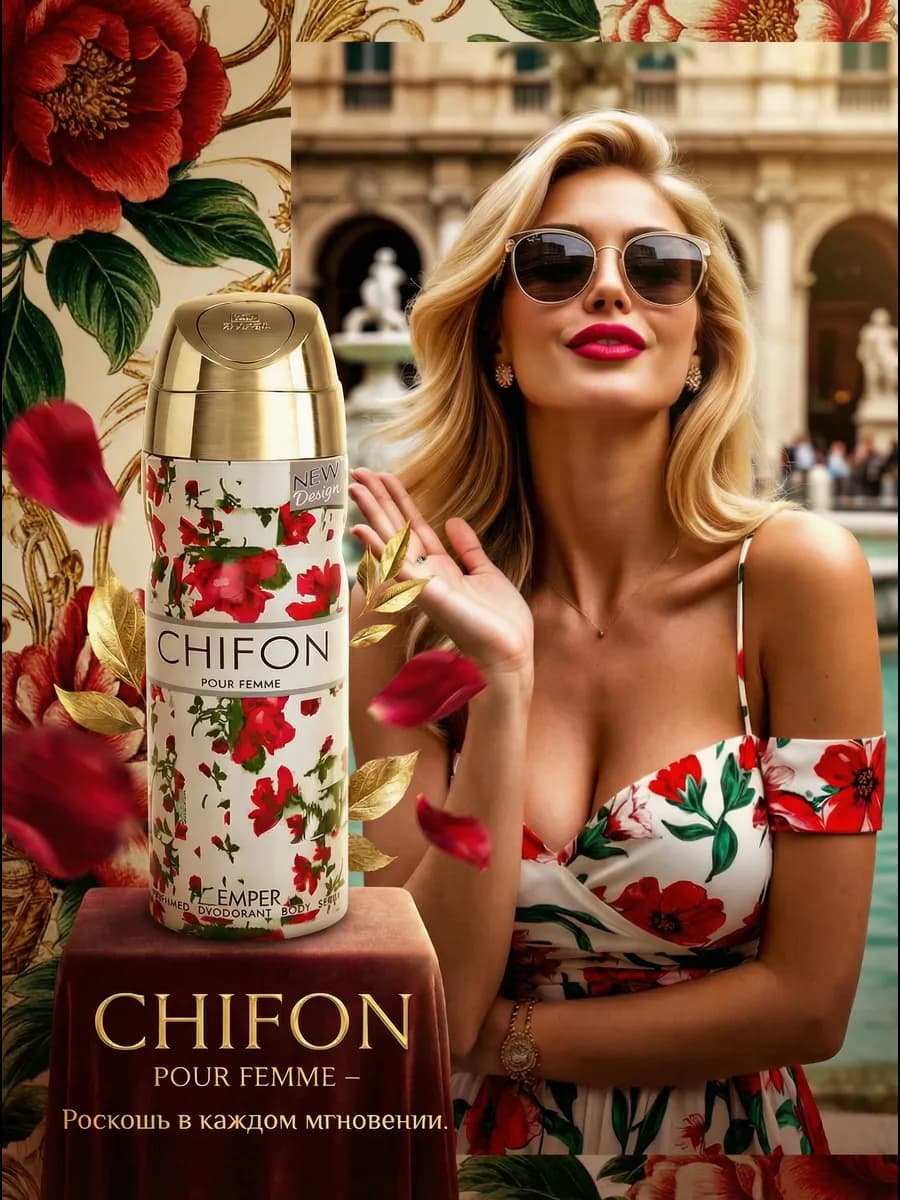 Парфюмированный женский дезодорант Emper Chifon