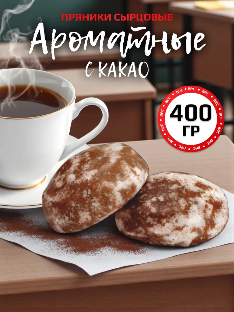 Пряники С какао 400гр