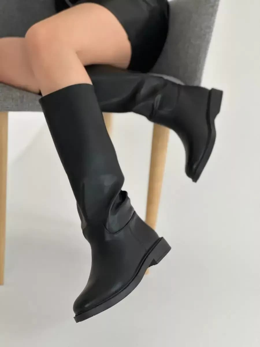 Сапоги трубы демисезонные