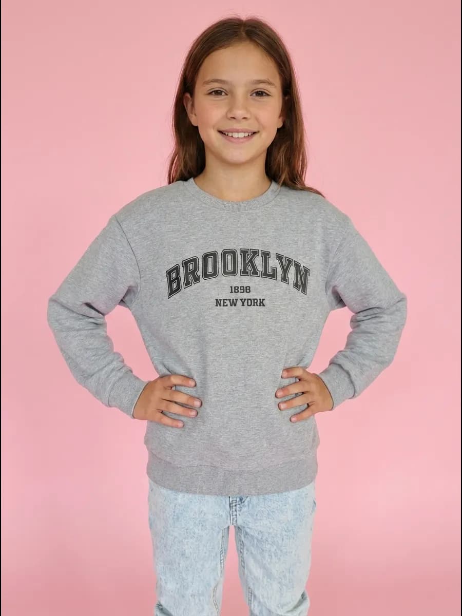 Свитшот с принтом Brooklyn