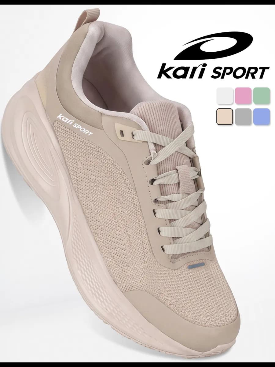 Кроссовки женские для бега спортивные бежевые дышащие