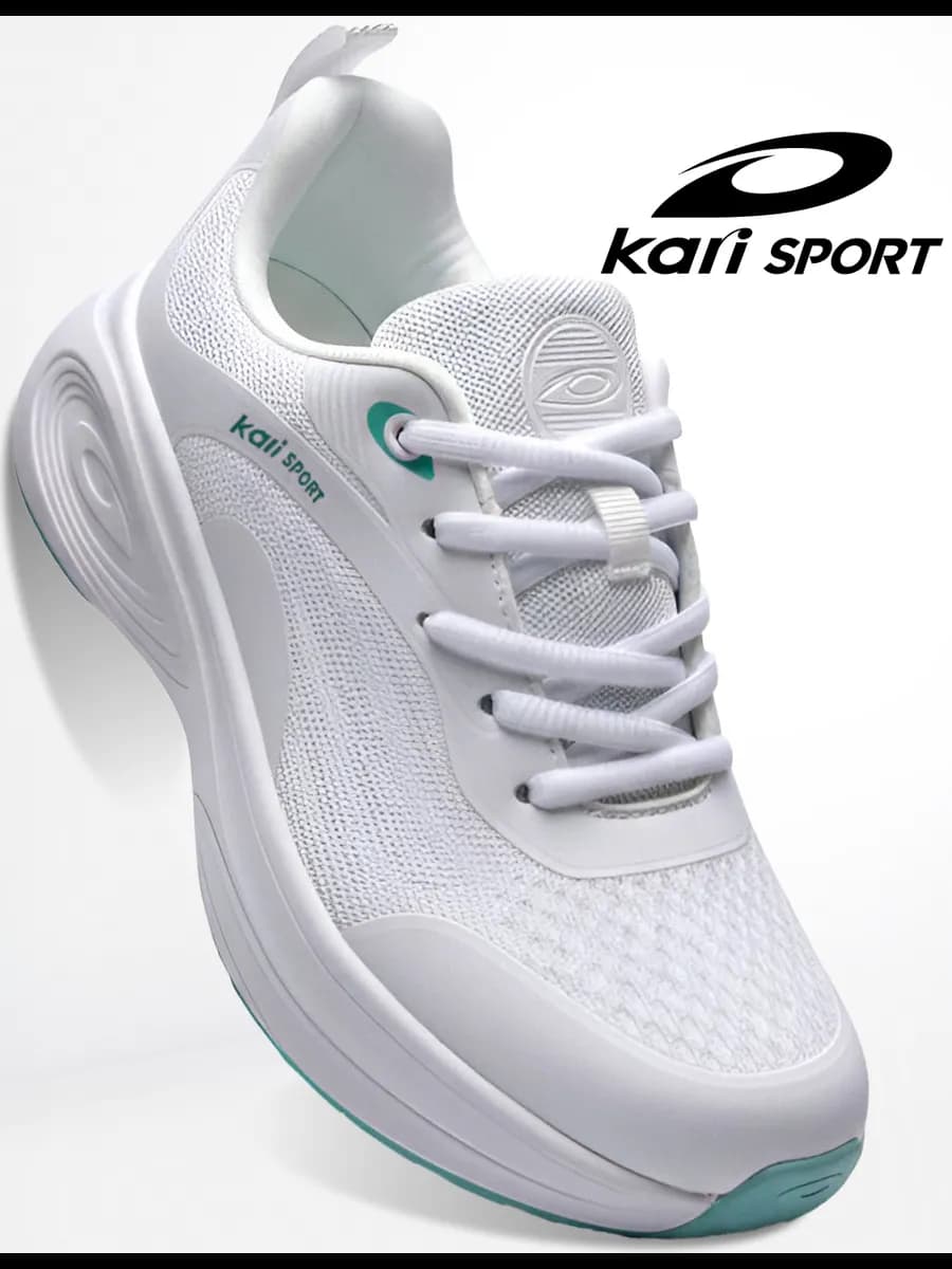 Кроссовки белые дышащие легкие для фитнеса